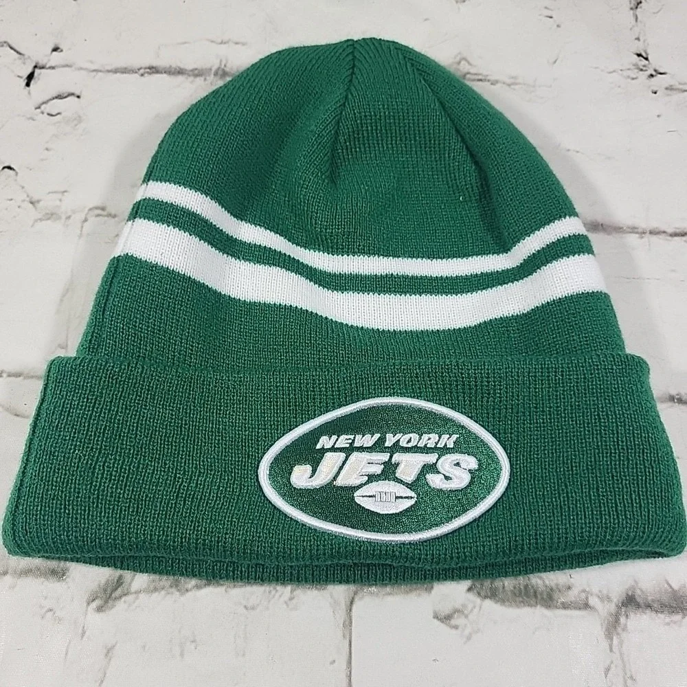 New York Jets NFL‎ Beanie Hat Unisex One Size Green New Era Warm Winter Ski Cap